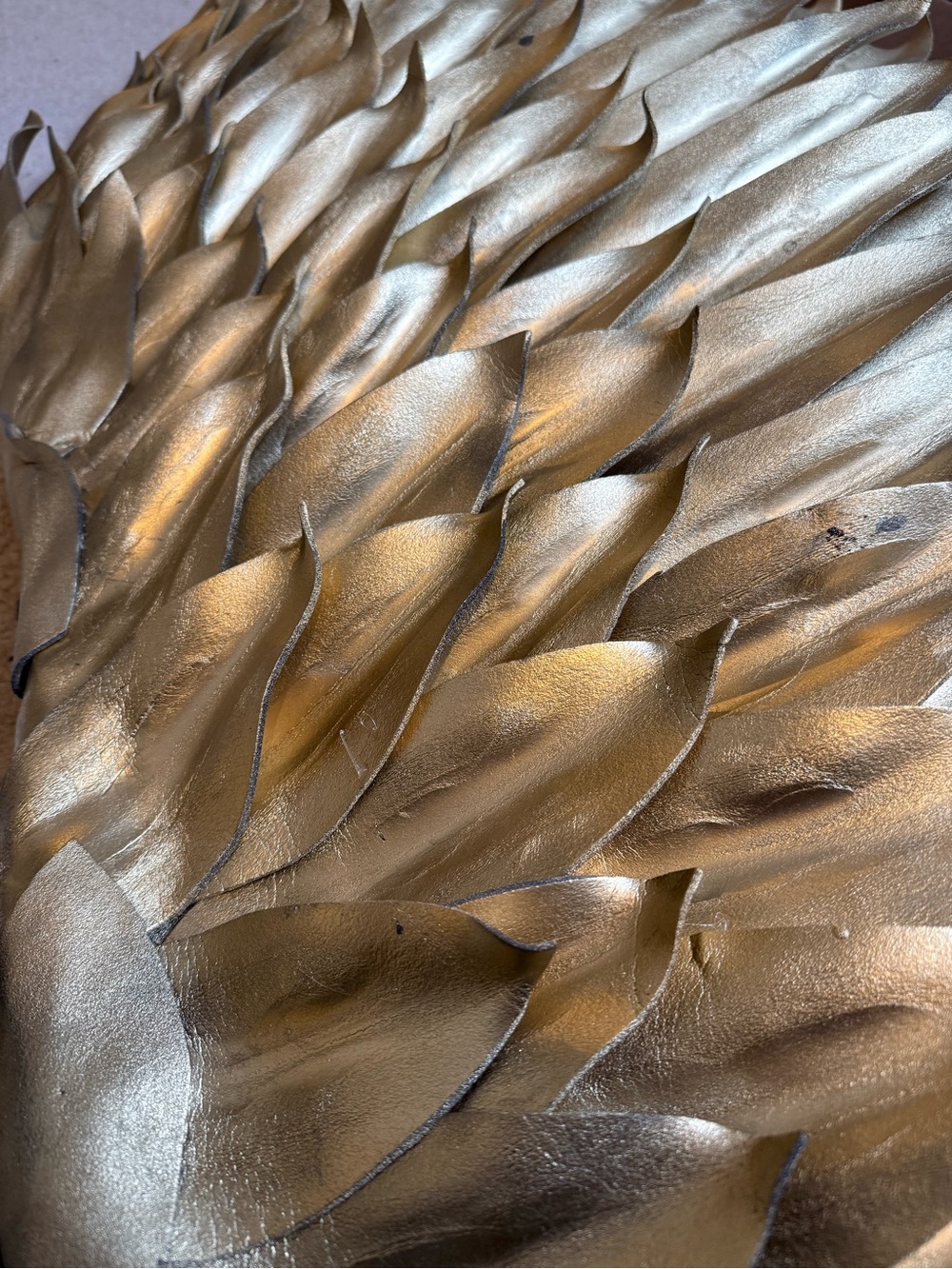 Ornate Gold Angel Wings Costume Cosplay - Picture 12 of 13
